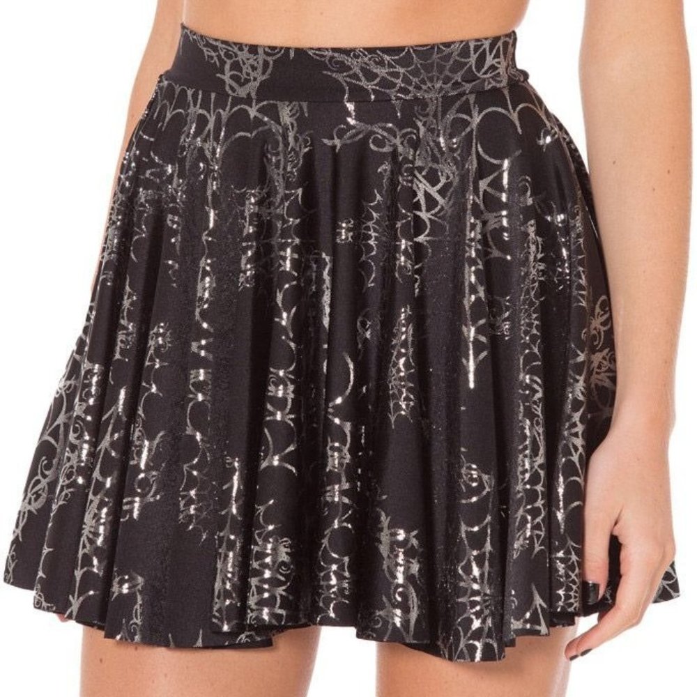 BLACKMILK Wicked Web Cheerleader Skirt- SZ XL